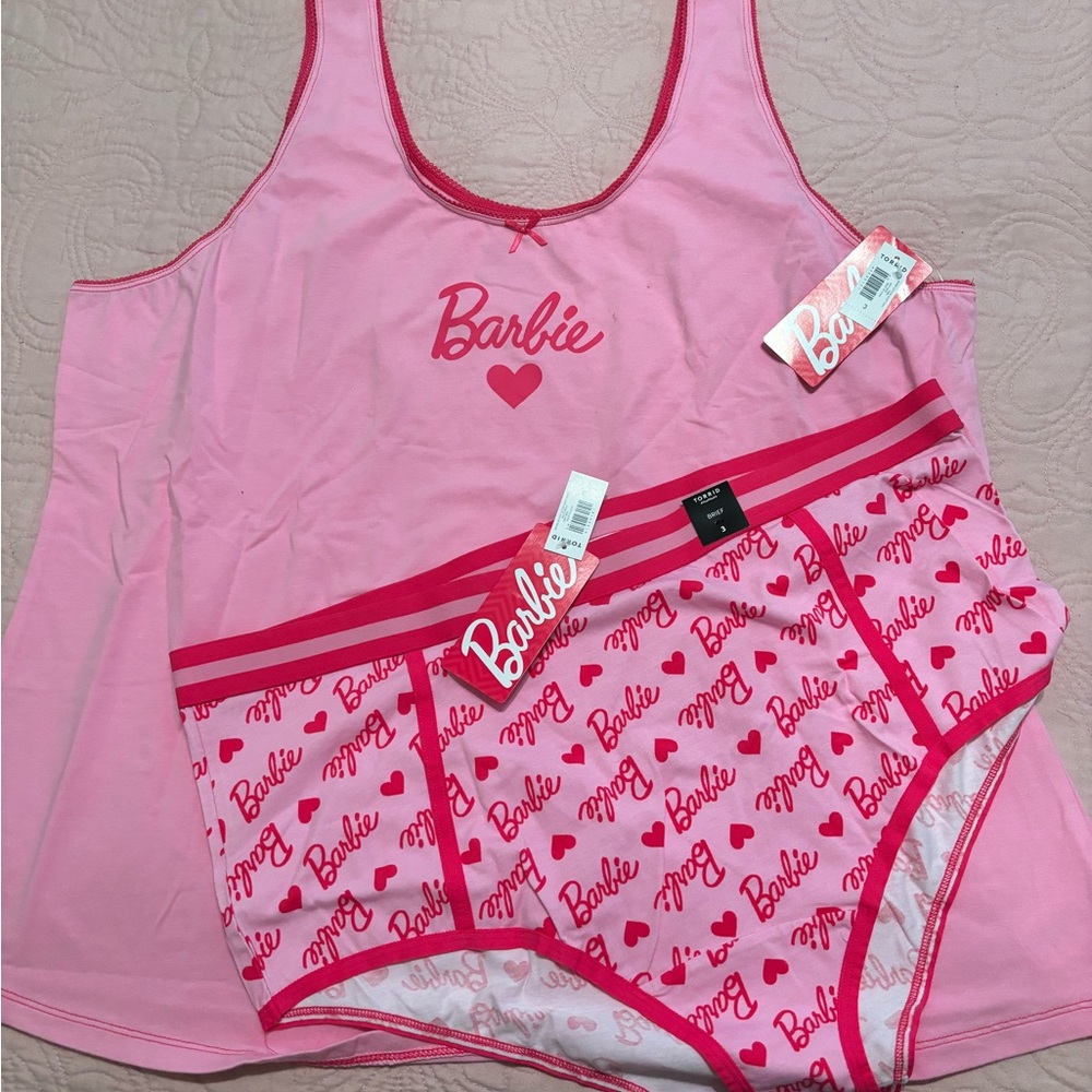 Torrid Fangirl underwear set. Sleep tank and brief underwear in size 3